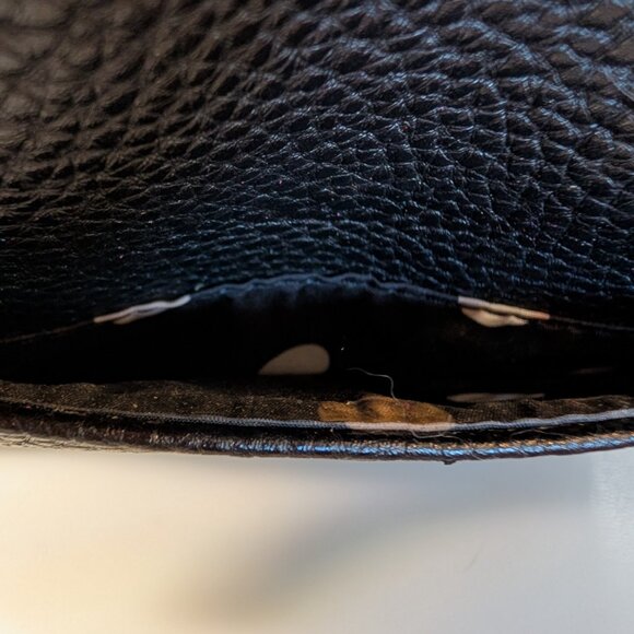 Vintage AK Anne Klein Soft Leather Black Purse - Picture 7 of 11